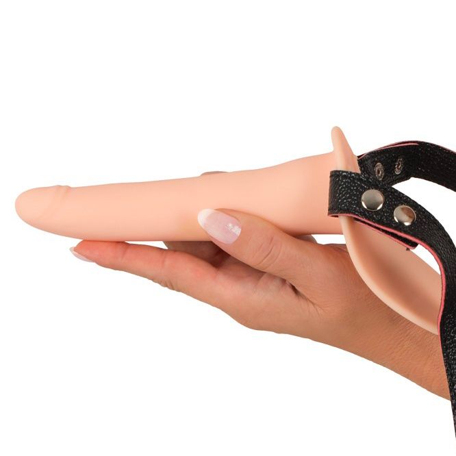 You2Toys soft-touch silicone vibrating strap-on with a rechargeable design, showing its sleek form.