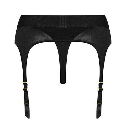 strap on me rebel lingerie harness in black, designed for strap-on dildo use.
