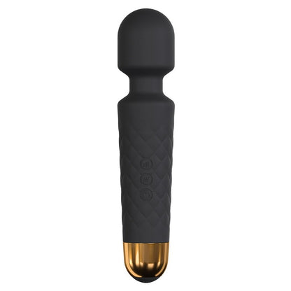 Dorcel Wanderful Wand in sleek black, a stylish wand massager for ultimate personal pleasure.