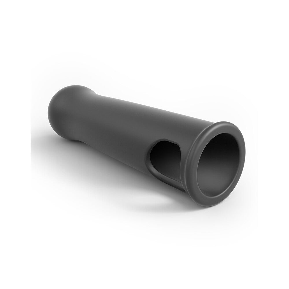 dorcel liquid soft xtend penis sleeve: translucent, soft, textured sleeve for pleasurable extension.