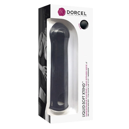 Dorcel soft, clear penis sleeve designed for comfortable extension and enhanced pleasure.