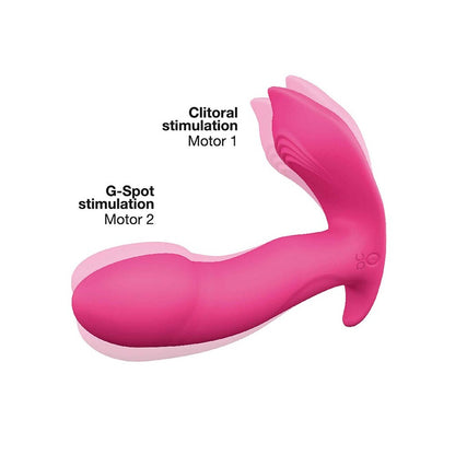 Dorcel clitoral vibrator, voice-controlled and warming, in a sleek, discreet design, close-up view.
