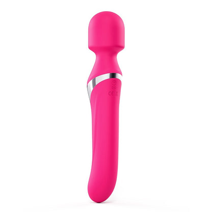 Dorcel dual orgasms wand massager in sleek black, a luxurious pleasure device.