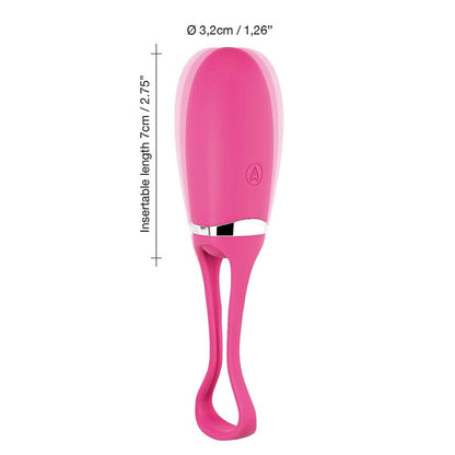 Dorcel remote control vibrating egg in purple, a discreet pleasure toy.