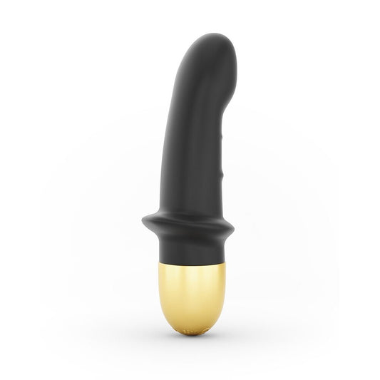 Dorcel mini lover 2 vibrator in black. A sleek, rechargeable personal pleasure device.