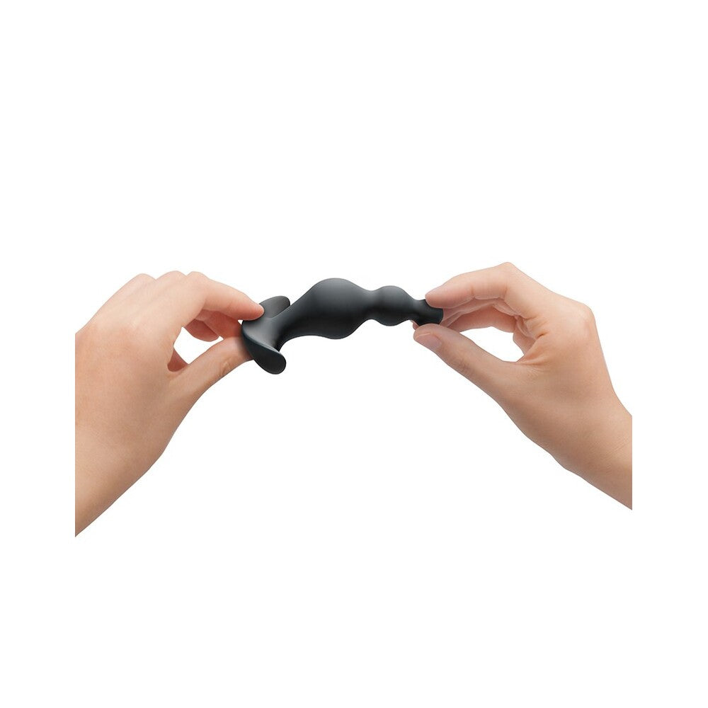 Small, smooth, graduated anal beads training set by Dorcel, in a subtle, flexible material.