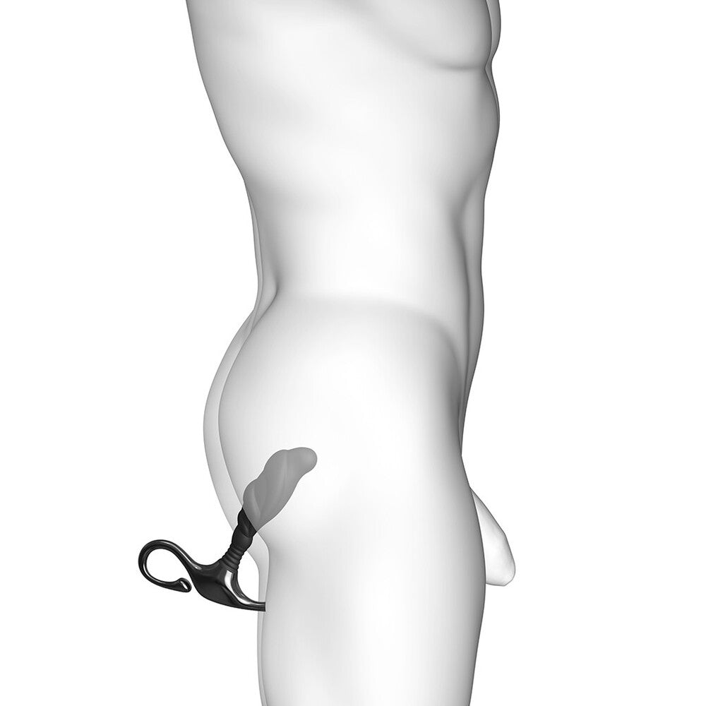 Dorcel Expert P Size Small prostate plug in sleek, dark grey silicone.