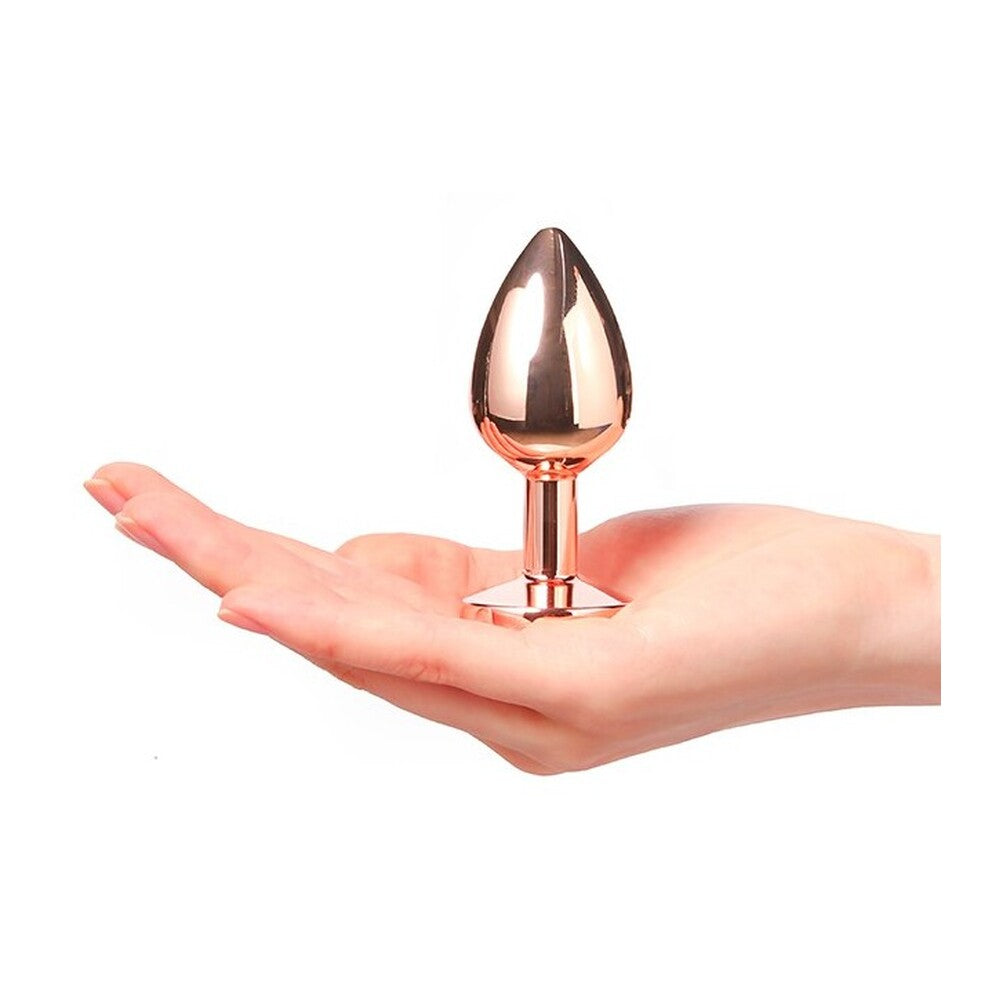 Rose gold Dorcel diamond butt plug in a medium size, beautifully finished.