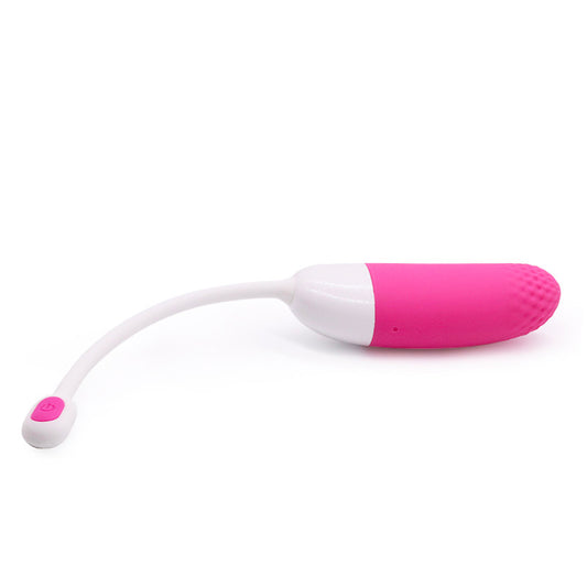 Purple clitoral vibrator with remote control, designed for pleasure and ease of use.