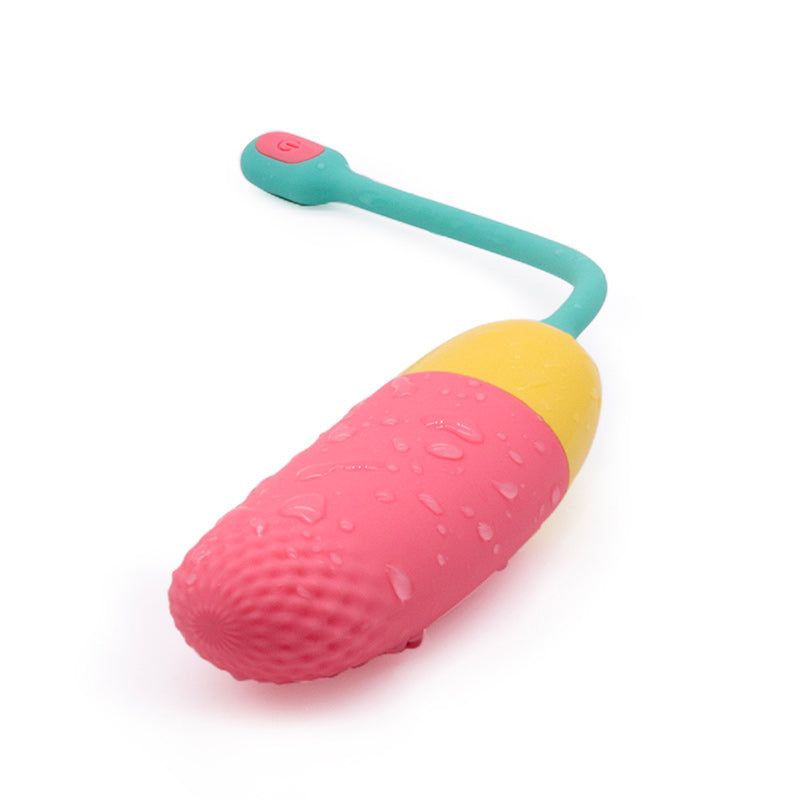 remote control clitoral vibrator in pink, a discreet and pleasurable pleasure toy.