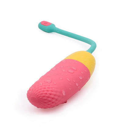 remote control clitoral vibrator in pink, a discreet and pleasurable pleasure toy.