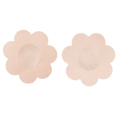 Six pairs of flesh-toned, seamless nipple covers for a smooth, discreet look under clothing.