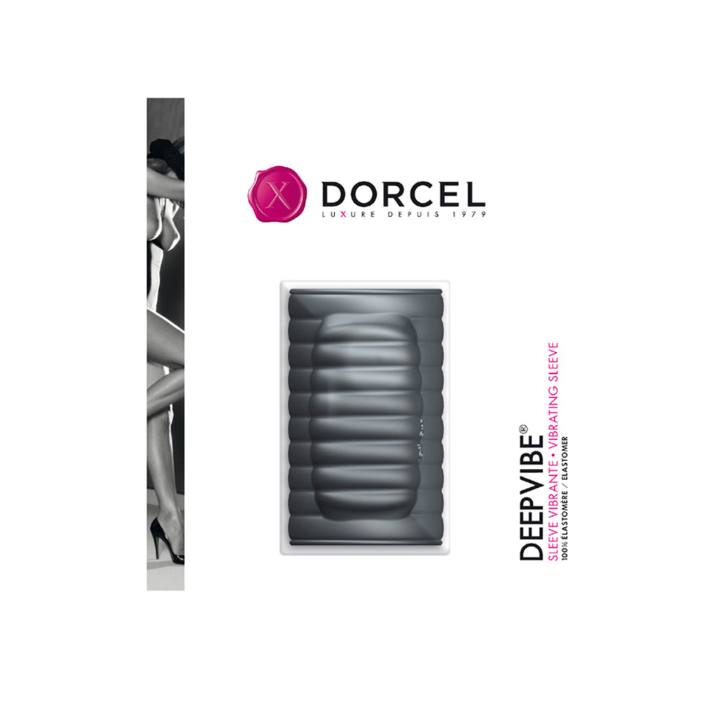 dorcel deep vibe sleeve masturbator in a flesh-toned, soft-touch silicone for intimate pleasure