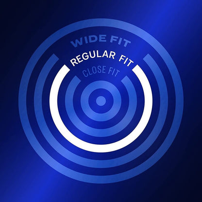 A twelve pack of Durex Mutual Climax regular fit condoms in their box.