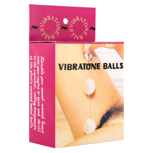 seven creations vibratone duo orgasm balls in smooth metal, a pleasure toy for intimate use