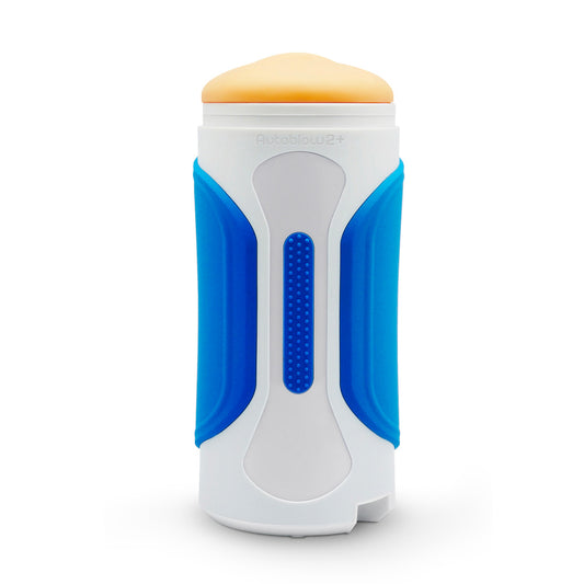 Close-up on the Autoblow 2plus Extra Tight Edition Size B, a vibrating masturbator.