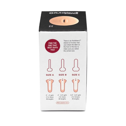 Autoblow vibrating masturbator sleeve 'C', designed to be used with the Autoblow 2.