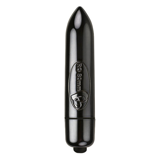 Silver bullet vibrator with a smooth, metallic finish, part of the Rocks Off range.