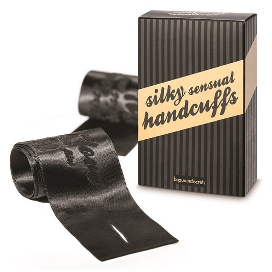 Silky, sensual handcuffs in a blush pink shade, a luxurious accessories for playful nights.