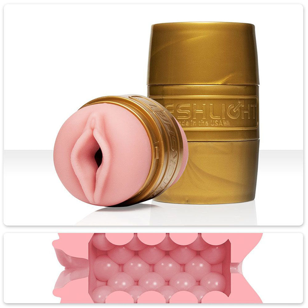 Fleshlight quickshot lady and butt stamina training unit, flesh coloured, textured for her and him.