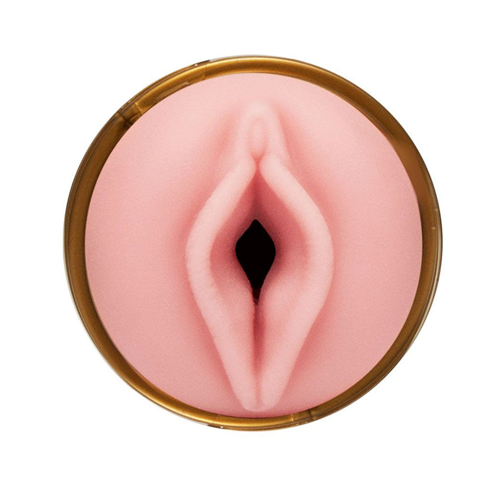 Fleshlight quickshot lady and butt stamina training unit, flesh-toned, for sexual wellness training.