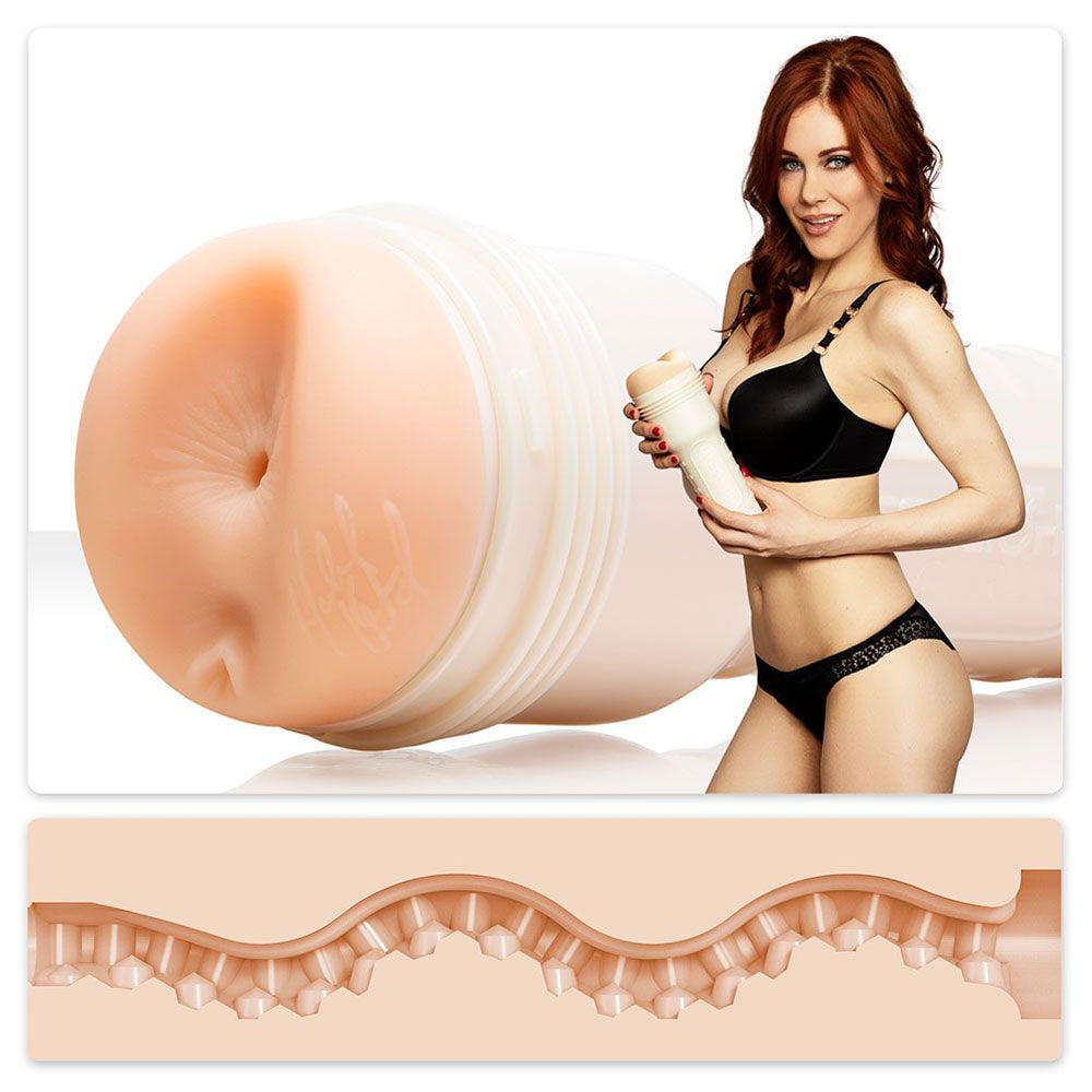 Maitland Ward Fleshlight Girls masturbator in flesh tone, for a stimulating experience.
