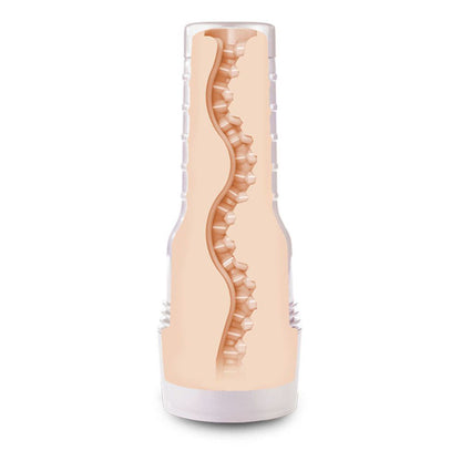 Maitland Ward Fleshlight Girls masturbator, realistic flesh-coloured texture, intimate pleasure toy for adults.