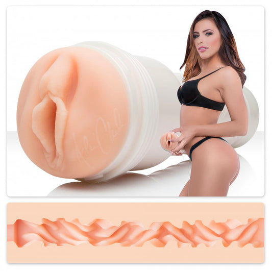 Adriana Chechik Fleshlight Girls masturbator, realistic textured interior for intimate pleasure.