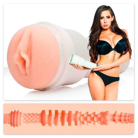 Madison Ivy Fleshlight Girls masturbator for adult play, flesh-toned and ready for use.