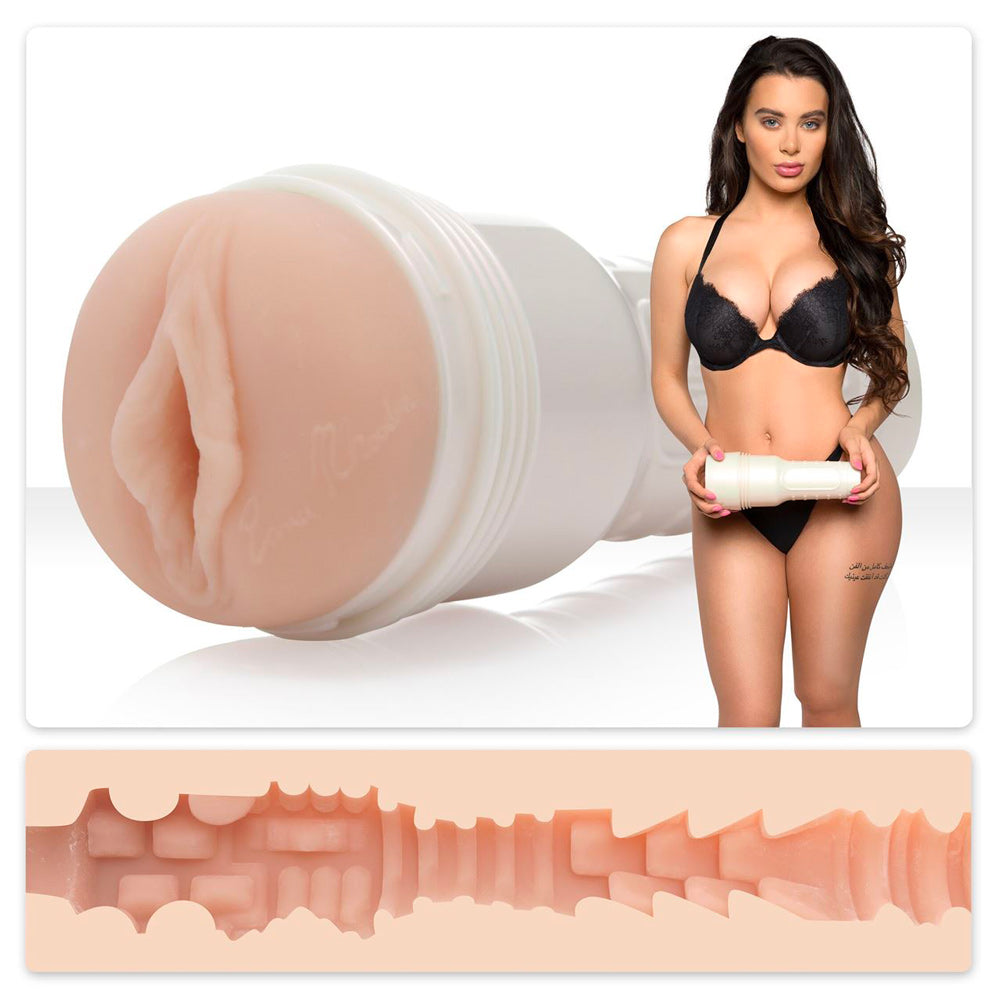 Lana Rhoades Destiny Fleshlight Girls masturbator by Fleshlight, realistic textured interior