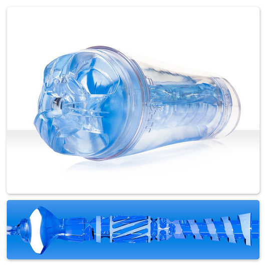 Fleshlight flight commander masturbator, flesh coloured with textured exterior for realistic stimulation.