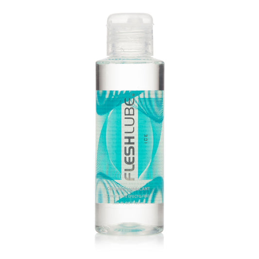 Fleshlube ice cooling lubricant 100ml bottle, for a refreshing Fleshlight masturbator experience