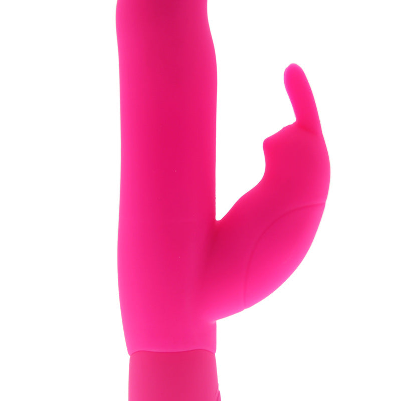 Pink bunny vibrator from linx kinx minx, a rabbit-style sex toy for pleasure.