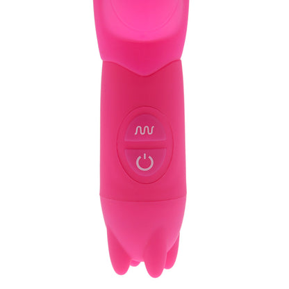 Pink bunny vibrator from linx kinx minx, a pleasure toy for thrilling solo adventures.