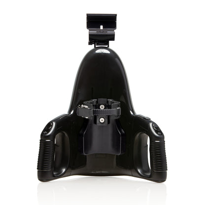 fleshlight universal launch stroking simulator accessory, showing the device and its attachments