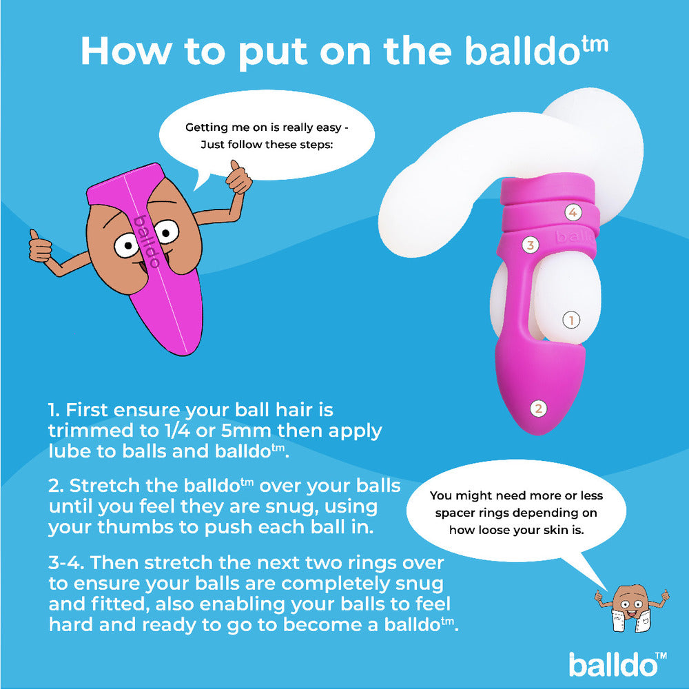 Purple balldo adult novelty toy, a textured ball dildo sleeve for extra fun.