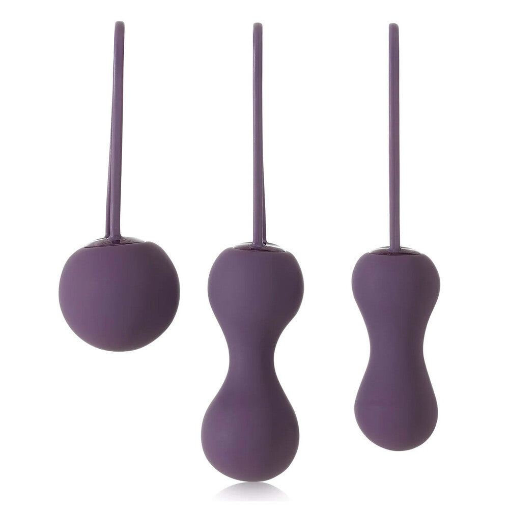 Purple je joue ami kegel exercise balls for pelvic floor strengthening, smooth finish