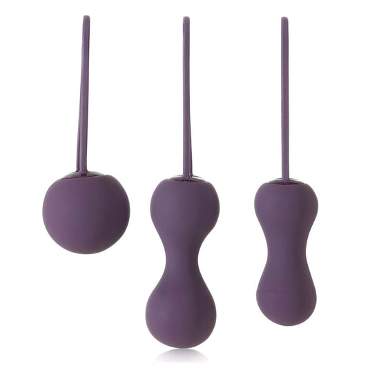 Purple je joue ami kegel exercise balls for pelvic floor strengthening, smooth finish