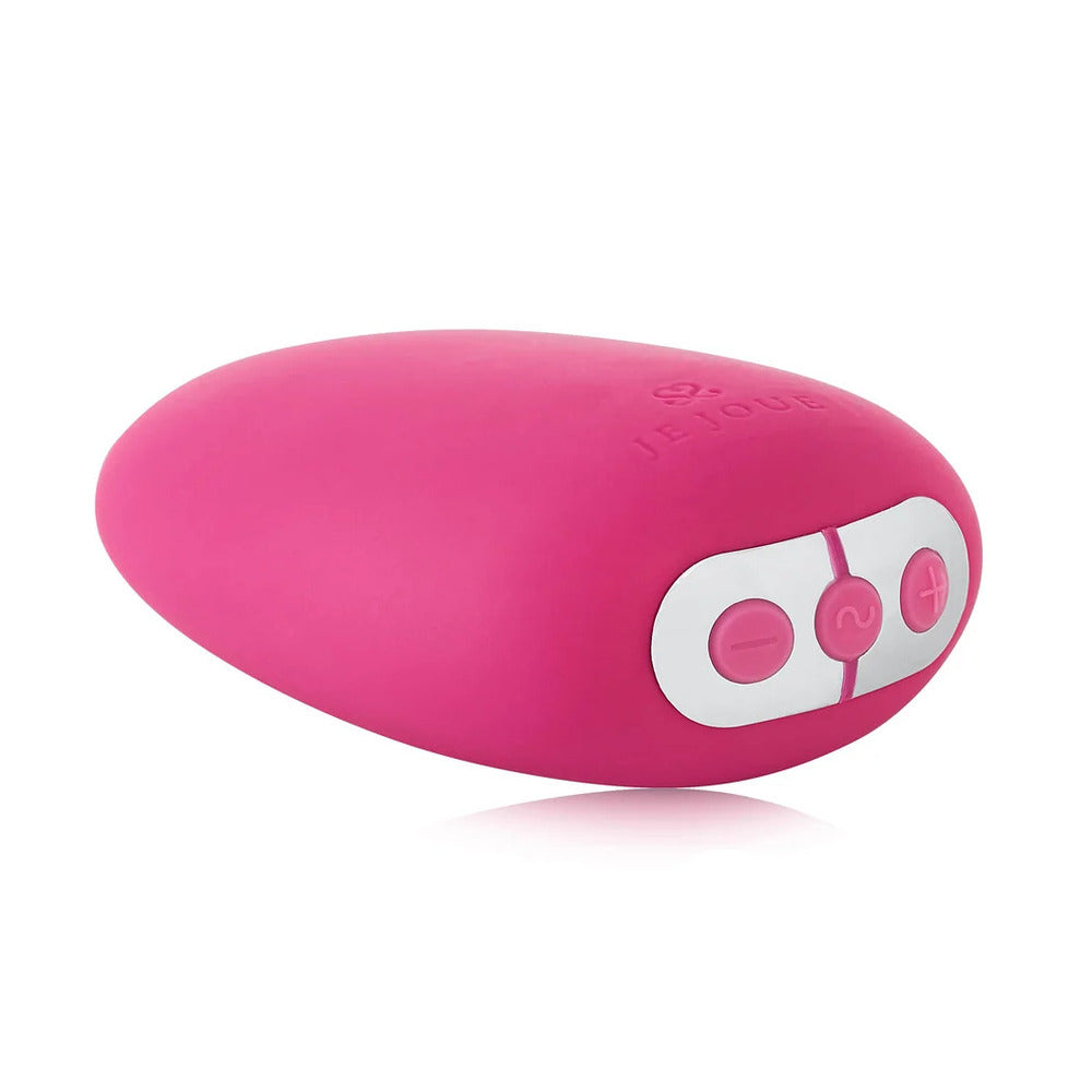Fuchsia Je Joue Mimi vibrator, a soft-touch clitoral stimulator for pleasure and exploration.