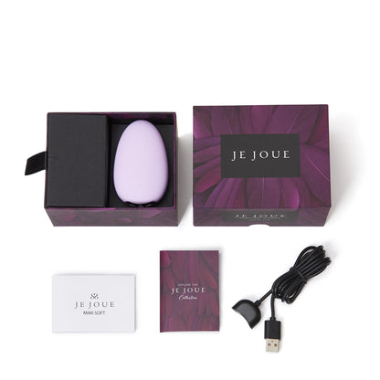 Lilac coloured je joue mimi clitoral vibrator, soft silicone finish for pleasure and stimulation.