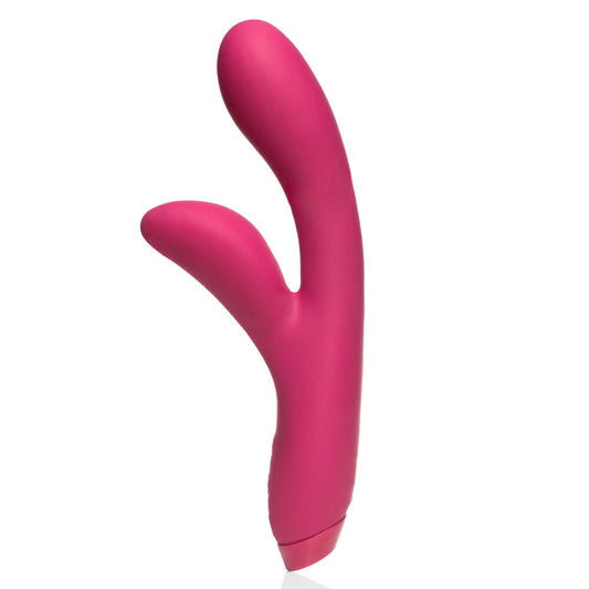 A sleek, pink rabbit vibrator from Je Joue, a bunny vibrator for pleasure.