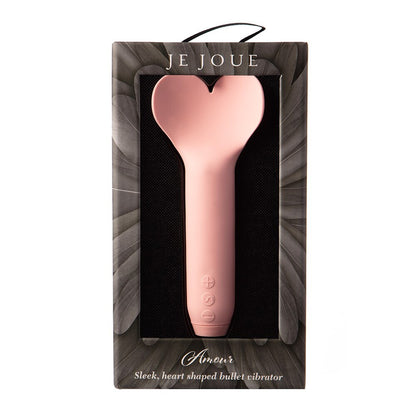Close-up of the Je Joue Amour bullet vibrator, a small, sleek pleasure toy.