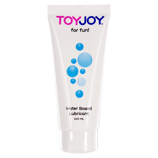 Toy Joy water based lubricant, 100ml bottle, clear liquid for intimate use.