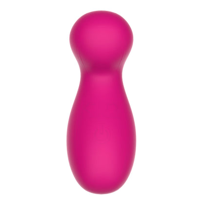 Kiiroo Cliona clitoral massager, a sleek vibrator in a pale pink, soft-touch silicone.