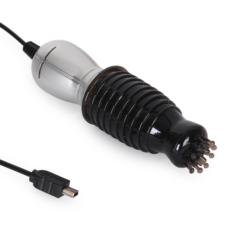 Rends R1 Feel Mont Blanc black vibrator, a sleek clitoral stimulator with a smooth finish.