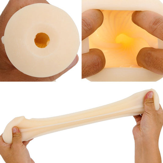 Close-up of an Rends Vorze A10 Cyclone Spiral Insert, showcasing its unique swirling design.