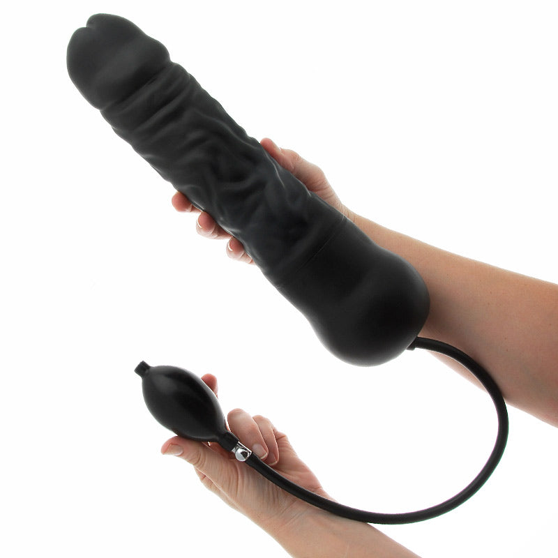 Giant, realistic, Master Series dildo with an internal core for intense pleasure.
