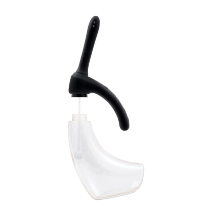 The rechargeable auto douche from various toy brands, for personal hygiene in white plastic.