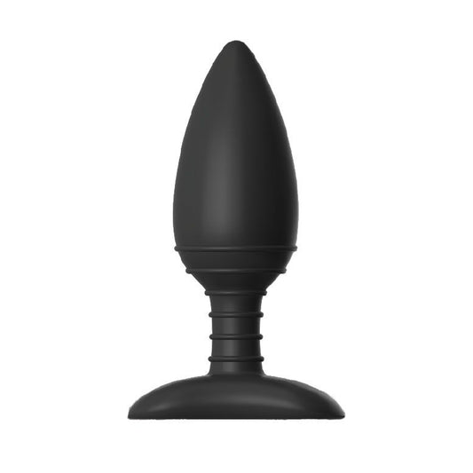 A small, rechargeable vibrating butt plug from Nexus. Ace design, black silicone with smooth finish.