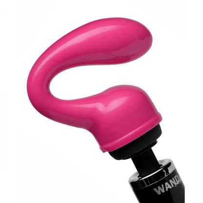 Wand massager attachment, a deep glider in white, made by Wand Essentials for targeted relief.